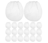 IMIKEYA 20pcs Paint Filter Bag for 2 Gallon Painters, Fine Mesh Paint Strainer, Elastic Top Bucket Liner, Washable Nylon Mesh Bag for Ink, Oil, Water Filtration