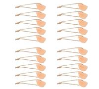 IMIKEYA 20pcs Pet Lick Salt Blocks Crystal Mineral Salt for Hamsters Rabbits Alpacas Goats Deer Natural Chew with Hanging Rope Nutrient for Small Livestock