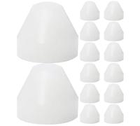 IMIKEYA 20pcs White Pen Bushings for Wood Turning with Easy Access to Ends and Sturdy Pe Material, Non-Stick Insulation Bushings that Save Cleaning Time for Precise Pen Turning