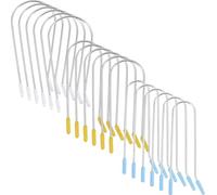 IMIKEYA 24pcs Hot Roller Clips Replacement Set for Hair Curling 1.9cm 2.54cm 3.81cm Heated Curler Pins with U-Shaped Clamp Hair Clips for Styling and Sectioning