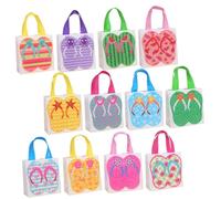 IMIKEYA 24pcs Non Woven Flamingo Watermelon Treat Holders for Beach Parties Birthdays Spacious Lightweight Goodie Bags