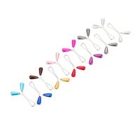 IMIKEYA 24Pcs Pearl Clips for Scarves Stylish Scarf Fixing Clips Shaped Headscarf Accessories for Weddings Parties and Everyday Use