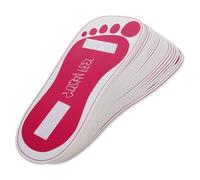 IMIKEYA 25 Pairs Disposable Self-Tanning Foot Pads Spray Tan Protector Sticky Feet Patches for Sunless Tanning Salon Use and Festival Party Accessories