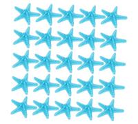 IMIKEYA 25Pcs Plastic Sea Star Ornaments Ocean Themed Fish Tank Decor Mediterranean Style Miniature Decorations for Home and DIY Projects Realistic Sea Stars for Nautical Atmosphere