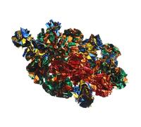 IMIKEYA 25Pcs Sparkle Crinkle Cat Balls Lightweight Interactive for Indoor Cats for Teasing and Exercise Bright Colors to Stimulate Curiosity and Play Needs