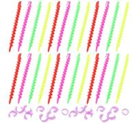 IMIKEYA 26Pcs Small Spiral Hair Rollers Perm Rods 15Cm Solid Curling Perm Rods for Women Hair Styling and Wavy Curling