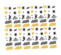 IMIKEYA 2Packs Pumpkin Bat Witch Confetti Halloween Table Decor Plastic Scatter for Parties Each of Mix for Crafts Room Decorations