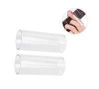 IMIKEYA 2Pc Medium Glass Guitar Slide Standard Guitar Slide Enhances Harmonics Heat Treated Skin Friendly