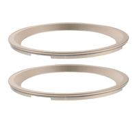 IMIKEYA 2pcs 6.5 Inch Subwoofer Trim Rings Speaker Upgrade Set with Plastic Decorative Rings for Car Speaker Installations and Room and Vibration Noise Reduction