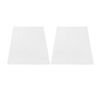 IMIKEYA 2pcs Acrylic Light Bulb Diffuser Panel for Ceiling Lampshade, White Frosted Acrylic Sheet with Heat Resistant and Wear Resistant Features, Glare-Free Balanced Lighting for Living