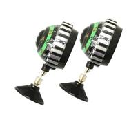 IMIKEYA 2pcs Adjustable Green Ball Compass with Suction Cup Dash Mount for Car Boat Truck Stylish Vibrant Navigation Tool for Outdoor Driving and Automotive Use