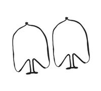 IMIKEYA 2pcs Adjustable Microphone Holder Neck Hanging Mic Clamp for Performers Durable and Portable Design for Magicians Singers and Hosts Hands Use Various Settings
