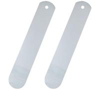 IMIKEYA 2pcs Aluminium Sock Jigs Sublimation Dye Heat Press Transfer Hole Design Not Rust for Straight Socks DIY Projects