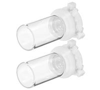 IMIKEYA 2pcs Ant Water Feeders Glass and Plastic 10ml Capacity Easy to Install Toughness Designed for Antskeeping in Summer