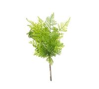 IMIKEYA 2pcs Artificial Fern Leaf Greenery Plants Realistic Plastic Shrubs for Indoor Outdoor Decor Office Veranda Wedding Decoration Maintenance Faux Foliage Wall Accent