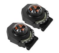 IMIKEYA 2pcs Auto Compass with Inclinometer for Car Dashboard High Precision Ball Compass Navigation Tool Foldable Design for Accurate Direction Measurement Suitable for Vehicles and Boats