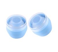 IMIKEYA 2pcs Baby Powder Puff Set for Body Use with Soft Fluff Material and Sturdy Pp Storage Boxes, Disperses Loose Powder Evenly without Deforming, for Infant Skin Care and Portable Use