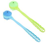 IMIKEYA 2pcs Back Massager Massage Stick Plastic Handheld Tool with Ergonomic Design to Immune System, Dual-Headed for Muscle Tissue Relaxation, Gift for Aged Grandparents and Family