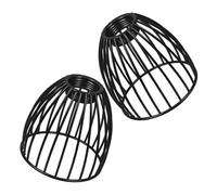 IMIKEYA 2pcs Birdcage Lamp Shades Black Iron Industrial Pendant Light Covers Vintage Decorative Lighting Fixtures for Home Decor and Specific Lighting Zones