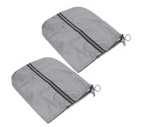IMIKEYA 2pcs Car Side Mirror Protective Covers for Exterior Rearview Mirrors Made of Waterproof Oxford Cloth Reflective Strips, Snug Fit Design to Protect from Snow and Suitable
