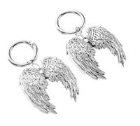 IMIKEYA 2pcs Detachable Angel Wing Boot Pendants Shoe Charms with Ring for Stylish Decoration Versatile Accessory for Daily Wear Parties and Special Occasions