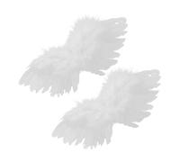 IMIKEYA 2pcs Doll Angel Wings Decor Soft Comfortable Props for Dress Up Design for Enhanced Aesthetic for Crafting and Doll Accessories for Various Occasions