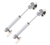 IMIKEYA 2pcs Drop Down Hinge 8 Inch Cold Rolled Steel Pneumatic Folding Lid Stay with Complete Accessories for Cabinets and Furniture