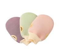 IMIKEYA 2pcs Exfoliating Bath Gloves Shower Mittens Deep Exfoliating Glove for Body Bath Back Scrubber Scrub