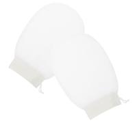 IMIKEYA 2pcs Exfoliating Gloves for Body Scrub and Dead Skin Removal, Lightweight Rayon Material Soft Texture, Suitable for Bath and Hotel Use, for Chest and Leg Skin Cleaning