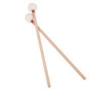 IMIKEYA 2pcs Felt Wooden Drum Hammers Wear-resistant Excellent Sound Quality Drumstick Accessory for Percussion Instrument Beginners