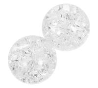 IMIKEYA 2pcs Glass Orb Decorative Fountain Balls for Indoor Tabletop Waterfall Fountain, Compact and Easy to Maintain, Elegant Design Suitable for Home Office Study Décor