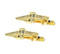IMIKEYA 2Pcs Gold Owl Shape Tie Clips for Men Durable Zinc Alloy Business Suitable for Weddings Formal Events and Meetings Stylish Suit Accessories