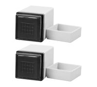 IMIKEYA 2pcs Guitar Chord Stamps Guitar Learning Tools Abs Rubber Material White Simple Design Workmanship Easy to Replace Not Easy to Deform and Ukulele Practice