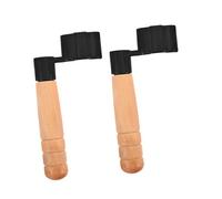 IMIKEYA 2pcs Guitar String Changer Wooden Handle Speed Peg Puller Bridge Guitar Strings Tuners Winding Device Change Tool Supplies