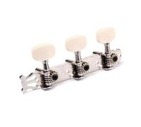 IMIKEYA 2pcs Guitar Tuning Pegs Tuning Machine Heads Silver Plastic Metal Easy to Use Replace Old and Dirty Pegs Standard 35mm between Compatible Classic Guitar