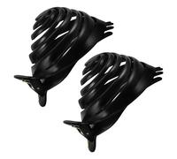 IMIKEYA 2pcs Hair Bun Maker Spiral round Hair Styling Tool Resin Dome Bun Holder for Women Festivals Parties Daily Use