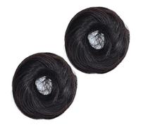 IMIKEYA 2Pcs Hair Doughnut Shaper Set Adjustable Bun Holders for Updo Hairstyles Easy to Use Hair Extensions for Girls for Creating Chignons and Donut Buns