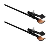 IMIKEYA 2pcs Laboratory Support Stand Clamps with Adjustable Iron Ring for Holding Flasks and Test Tubes, User-Friendly Design, Sturdy Iron Material for Scientific Research Fields