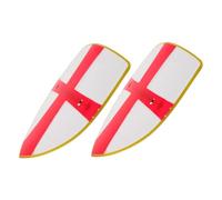 IMIKEYA 2pcs Lightweight Plastic Knight Templar Props for Boys for Cosplay Role Play and Party Fun Handheld Shields