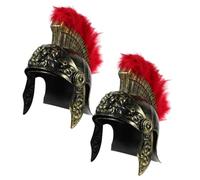 IMIKEYA 2pcs Medieval Lion Embossed Greek Roman Soldier Helmet with Lightweight Cosplay Headgear for Historical Plays Themed Parties and