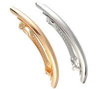 IMIKEYA 2pcs Metal Hair Clips Hair Barrettes for Women Simplicity Style Simple in Shape Alloy Decorative Accessories Fix Assorted Color Daily Shopping
