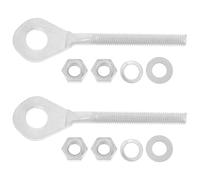 IMIKEYA 2pcs Metal Motorcycle Chain Adjuster Bolts with M8 Screw and 13mm Inner Diameter, Suitable for Scooters and Motorcycles with Engine Capacities from 150cc to 250cc, Featuring Easy