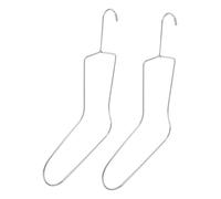 IMIKEYA 2pcs Metal Sock Blockers for Knitting and Crochet Multifunctional Drying Rack and Display Stand for Shaping Stretching Organizing Socks for Home and Retail Use
