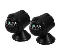 IMIKEYA 2pcs Mini Dash Mount Compass for Car Boat Compact Adhesive Navigation Tool with Accurate Positioning for Automotive Outdoor Use