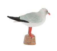 IMIKEYA 2pcs Miniature Sea Home Decor Bird Figurines Nautical Seagull Sculpture