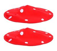IMIKEYA 2pcs Mushroom Cap Lightweight Festival Hat for Adults Comfortable Mushroom Costume Accessory for Parties Celebrations and Cosplay Events Bright Colors for Effortless Outfit