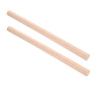 IMIKEYA 2pcs Natural Wood Hand Rolling Pin for Baking Pastry Pizza Bread and Clay Crafting Smooth Polished Surface Multifunctional Dough Roller for Family Cooking and All-Purpose Kitchen