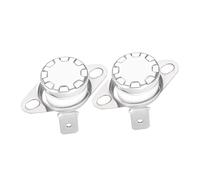 IMIKEYA 2pcs Normally Closed Thermal Control Switch C Temperature Control Easy Installation Reliable Automatic Reset for Purpose Applications