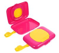 IMIKEYA 2pcs Outdoor Wet Wipes Box Portable Wipes Holder Case Dispenser for Carrying