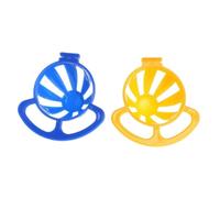 IMIKEYA 2pcs Parrot Feeder Bowl Caged Bird Feeders Parakeet Food Basket Home Decorative Random Color